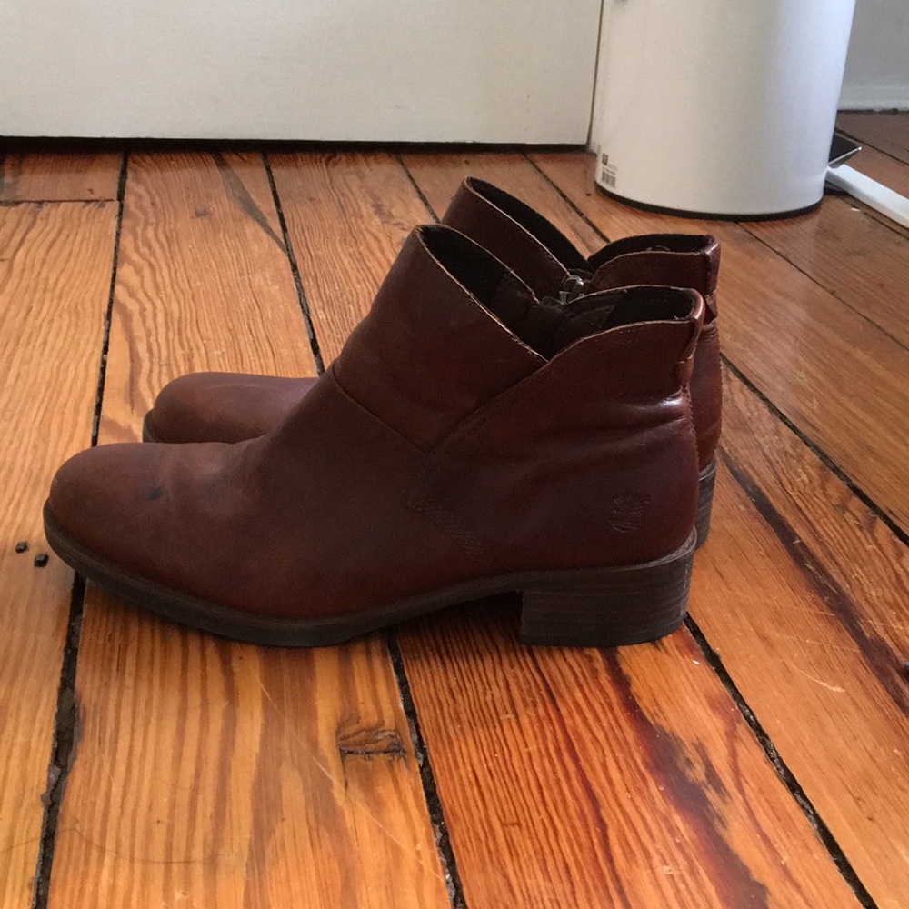 Timberland brown booties